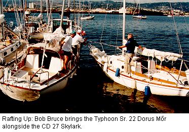 Typhoon Sr. 22 Dorus Mor rafts up